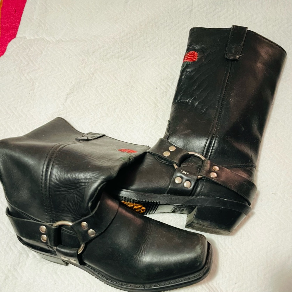 Double-H Ladies Black Boots